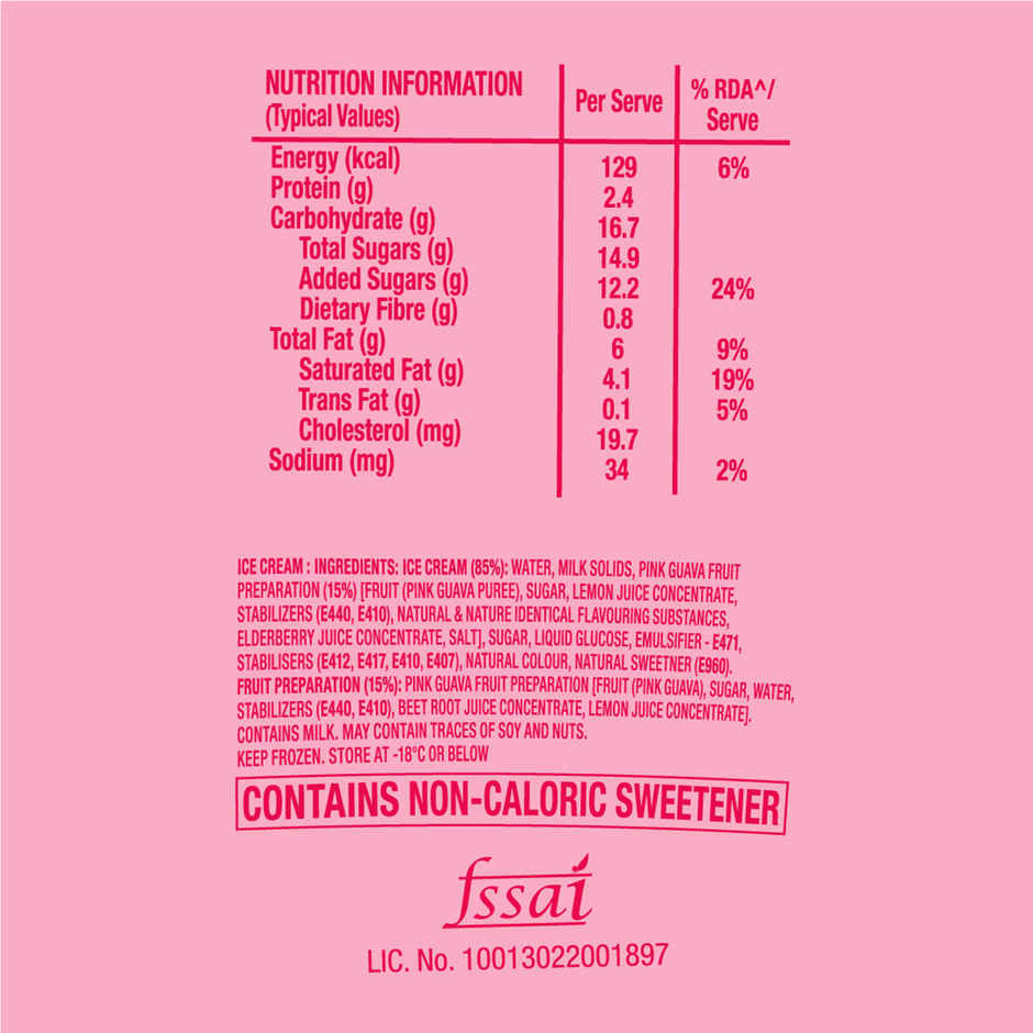 Slow Churn Pink Guava Ice Cream Tub