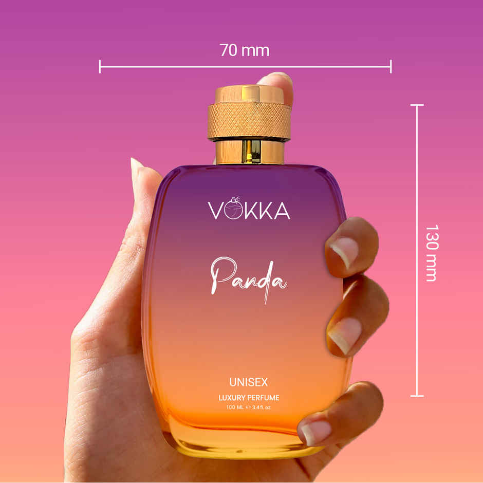 Vokka Panda Unisex Luxury Long Lasting EDP Saffron Amber Leathery
