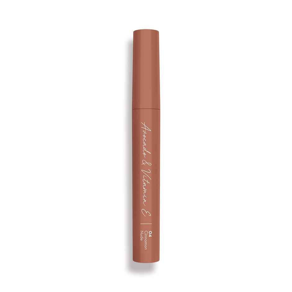 Mamaearth Moisture Matte Lipstick - Cinnamon Nude | Smudge Proof Combo