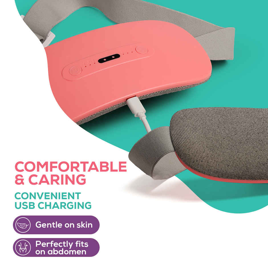 Evereve Electric Menstrual Pain Relief Massager (3 modes & heating levels, 5 hrs battery life)