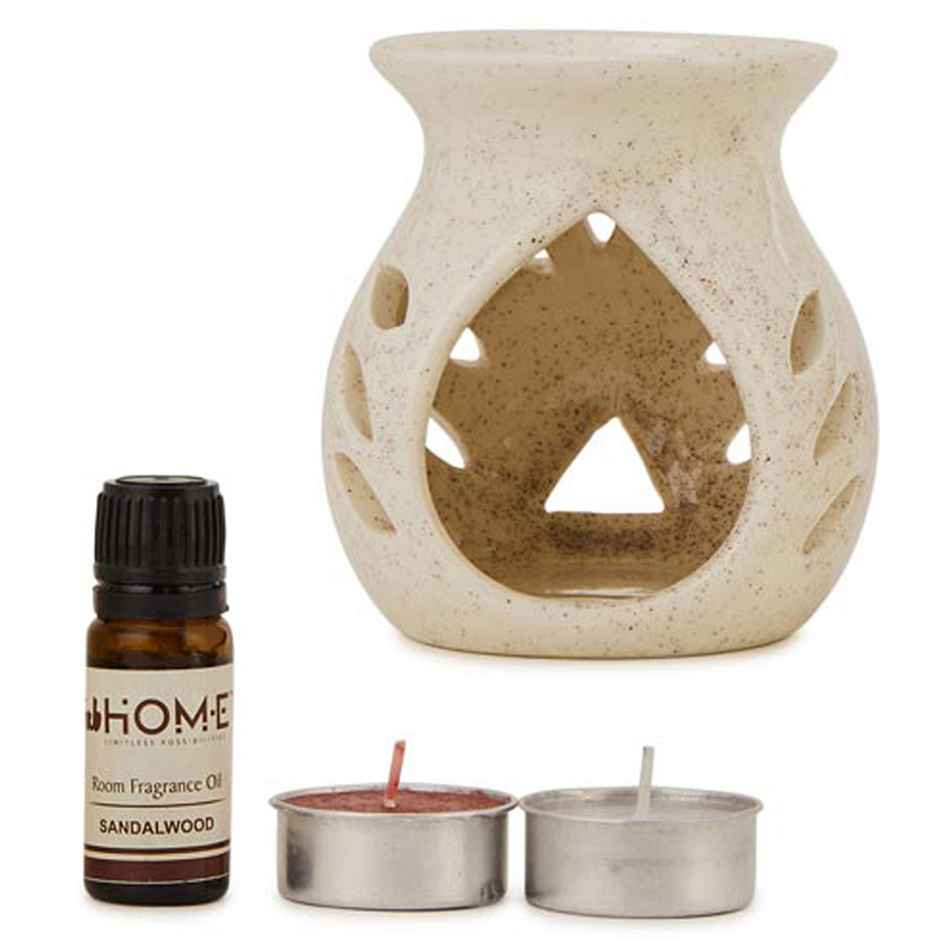 Fabindia Ceramic Glazed Diffuser Gift Set