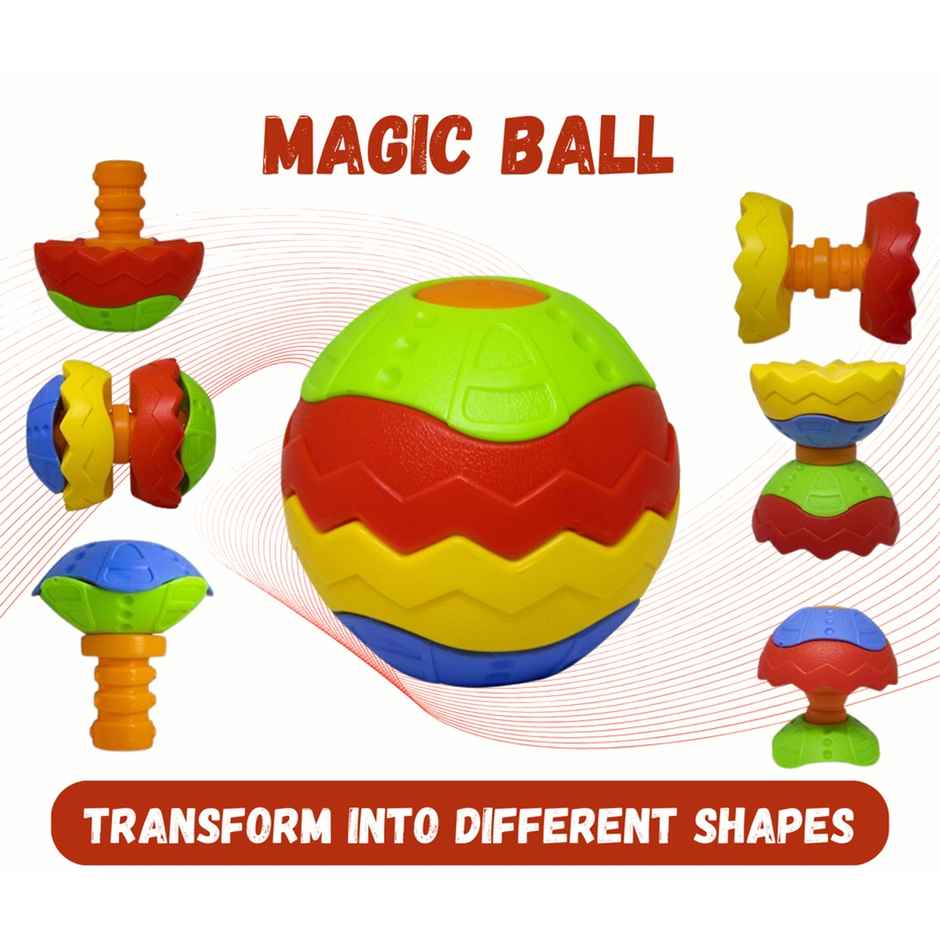 Fablue Magic Ball Light Weight Non Toxic Toy For Kids - Educational Learning Puzzle Toy for Kids