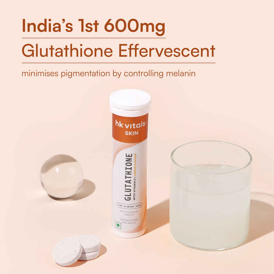 hk vitals Glutathione Lemon 15 Effervescent Tablet