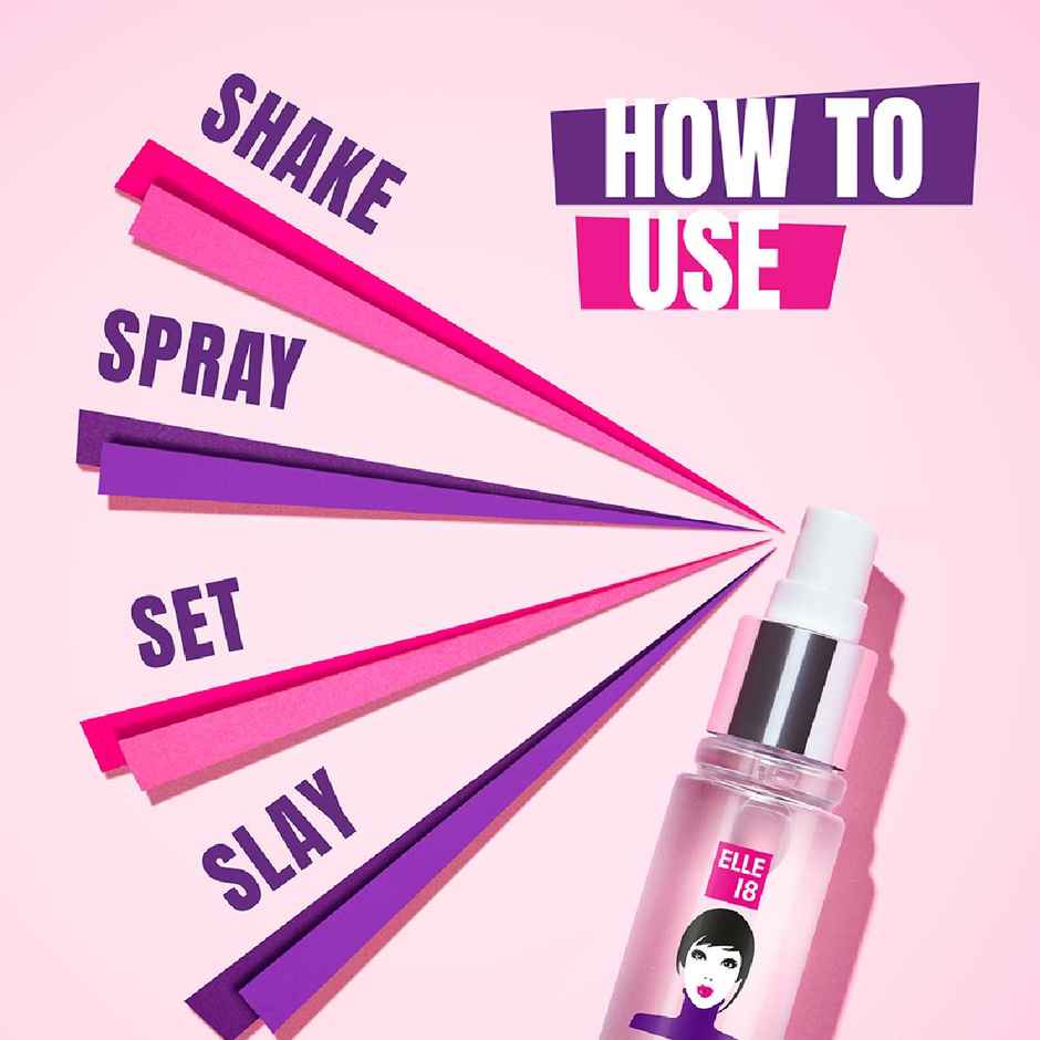 Elle 18 SOOO Set Setting Spray | Long-Lasting, Hydrating & Non-Sticky Makeup Fixer