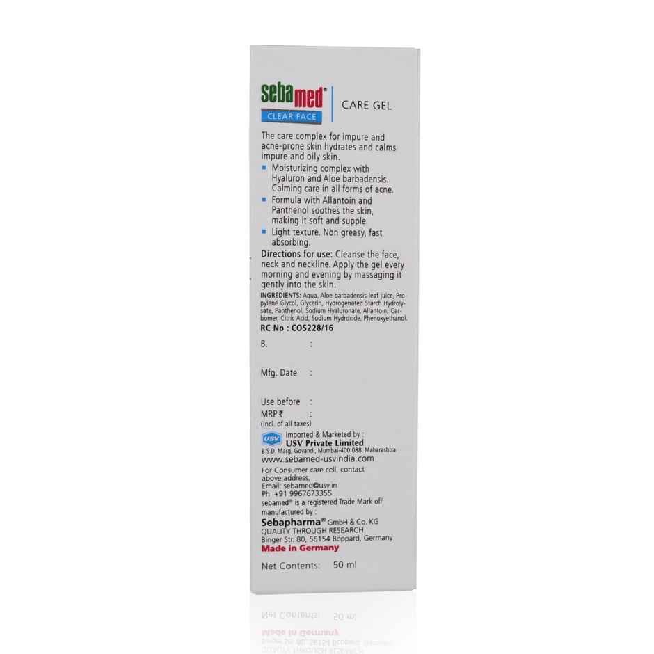Sebamed Clear Face Care Gel | pH 5.5 | Hyaluronic acid & Aloe Vera