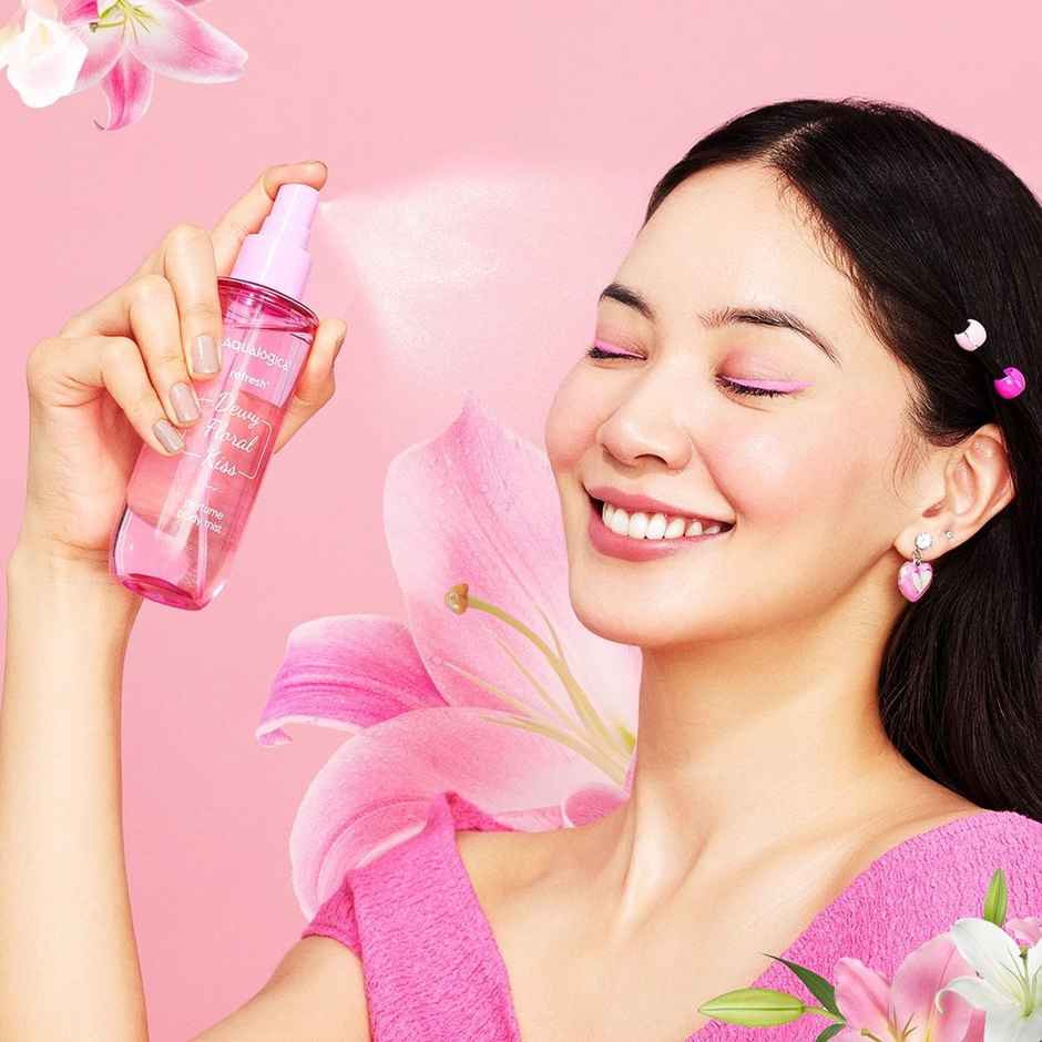 Aqualogica Refresh+ Dewy Floral Kiss Perfume Body Mist | Tested On GenZ