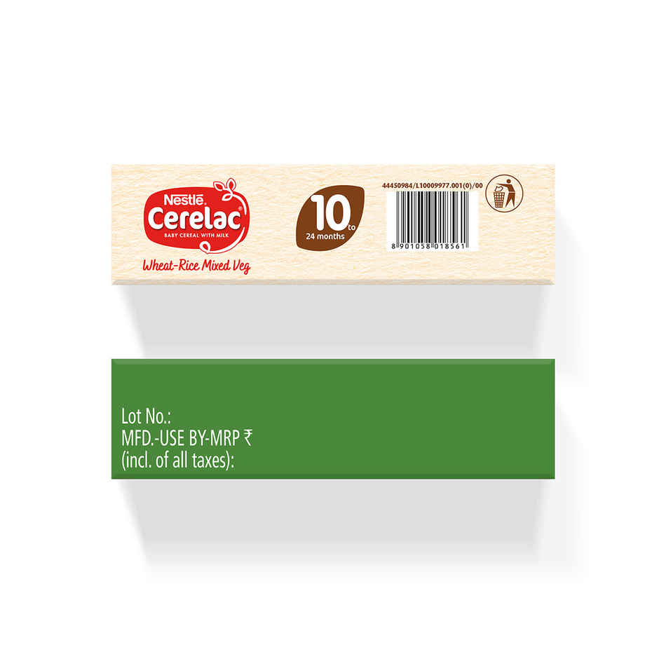 Nestle Nutrition Cerelac Wheat Rice Mixed Veg Baby Food Cereal