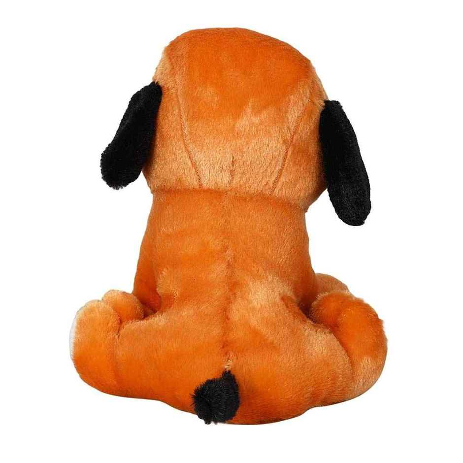 DearJoy Angry Dog Soft Toy - Brown, 32 cm