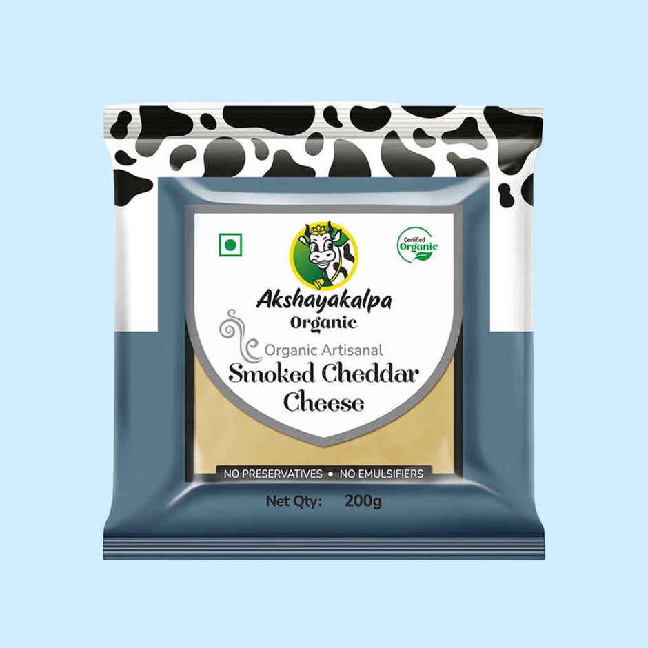 Akshayakalpa Organic Smoked Cheese Slices