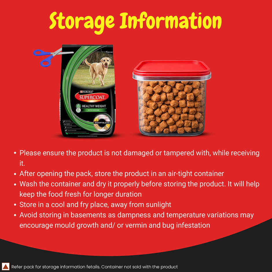PURINA SUPERCOAT Healthy Weight Dry Dog Food, Bag