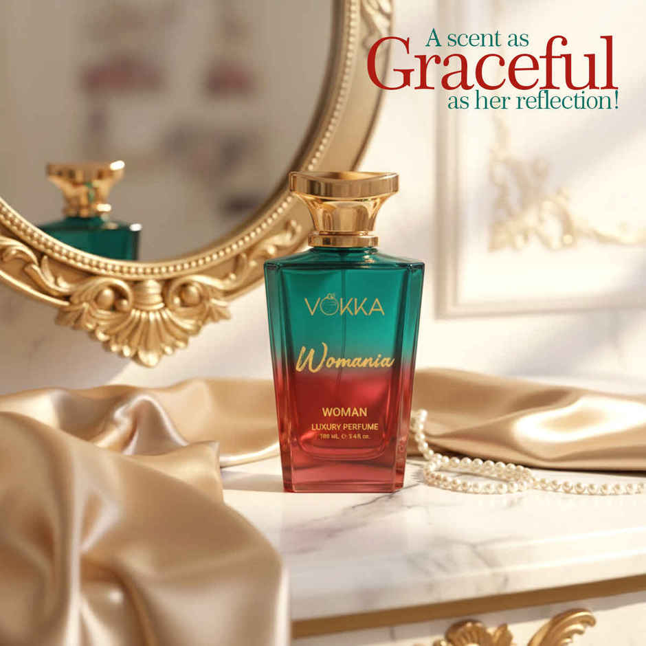 Vokka Womania Luxury Long Lasting Perfume for Women Saffron Passionfruit