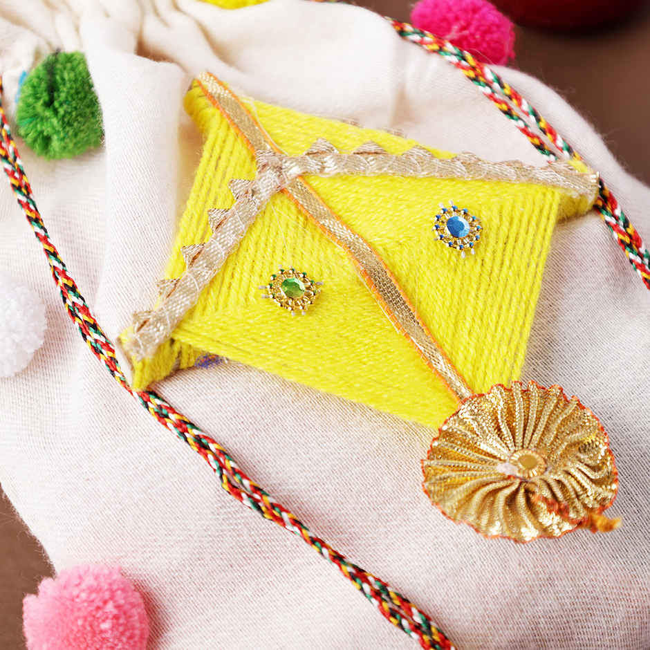 Fancy Kite Potli Bag | Traditional Festival Pouch | Assorted | Oye Happy