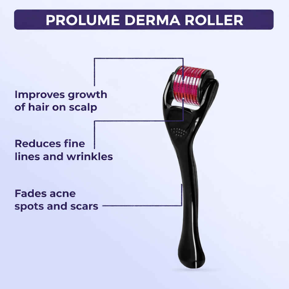 Prolume Derma Face Roller | 0.5 mm | Boosts Skin Radiance