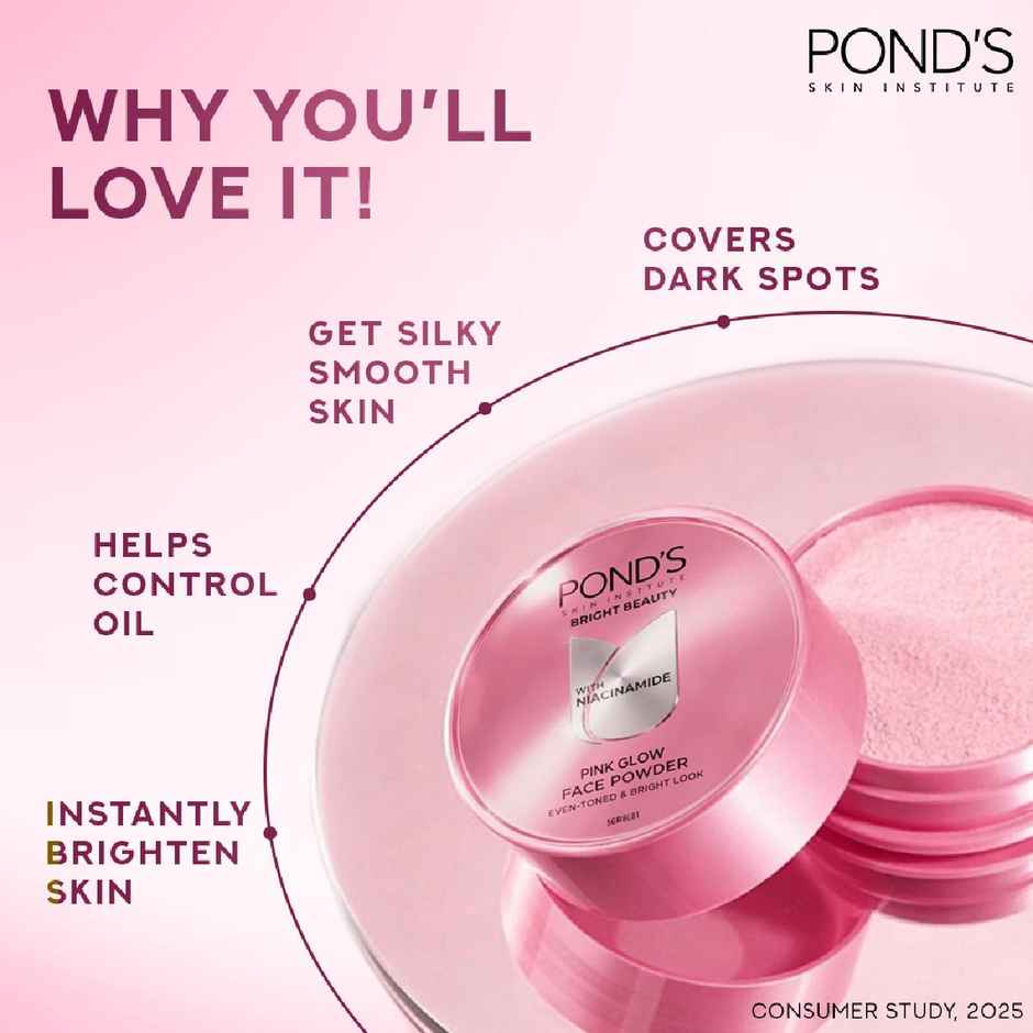 Pond's  Natural Glow Face Powder | Pink Glow