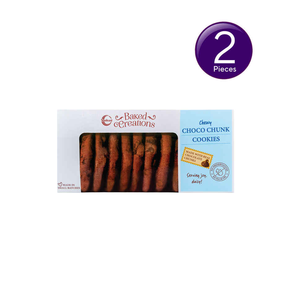 Baked Creations Choco Chunk Cookies | Combo