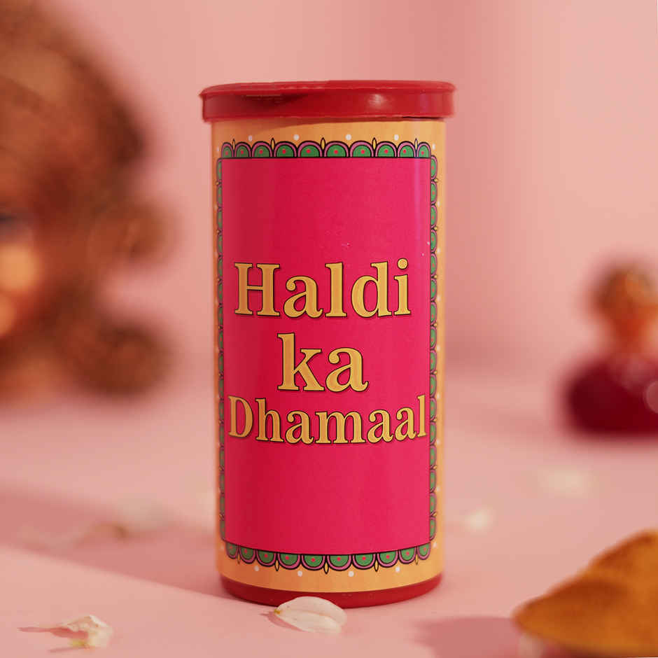 Reusable Haldi Bomb | Yellow Colour Gulaal | Propcon