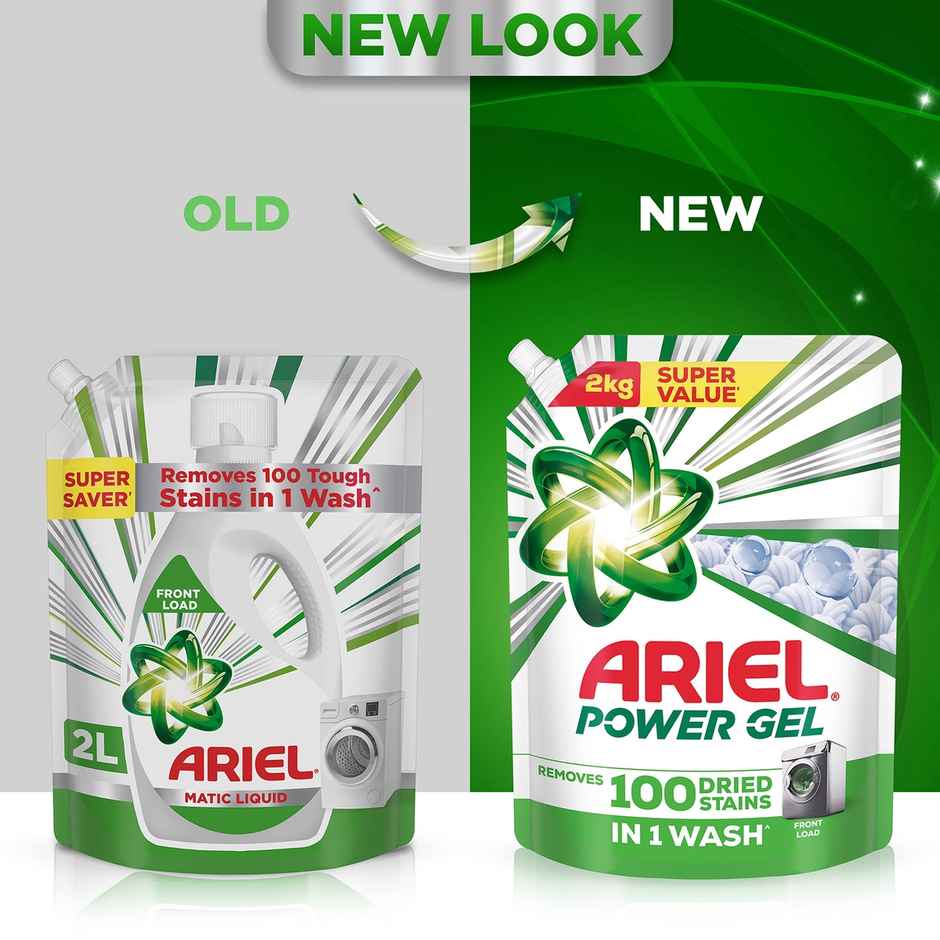  Ariel Power Gel Liquid Detergent for Front load washing machine Combo