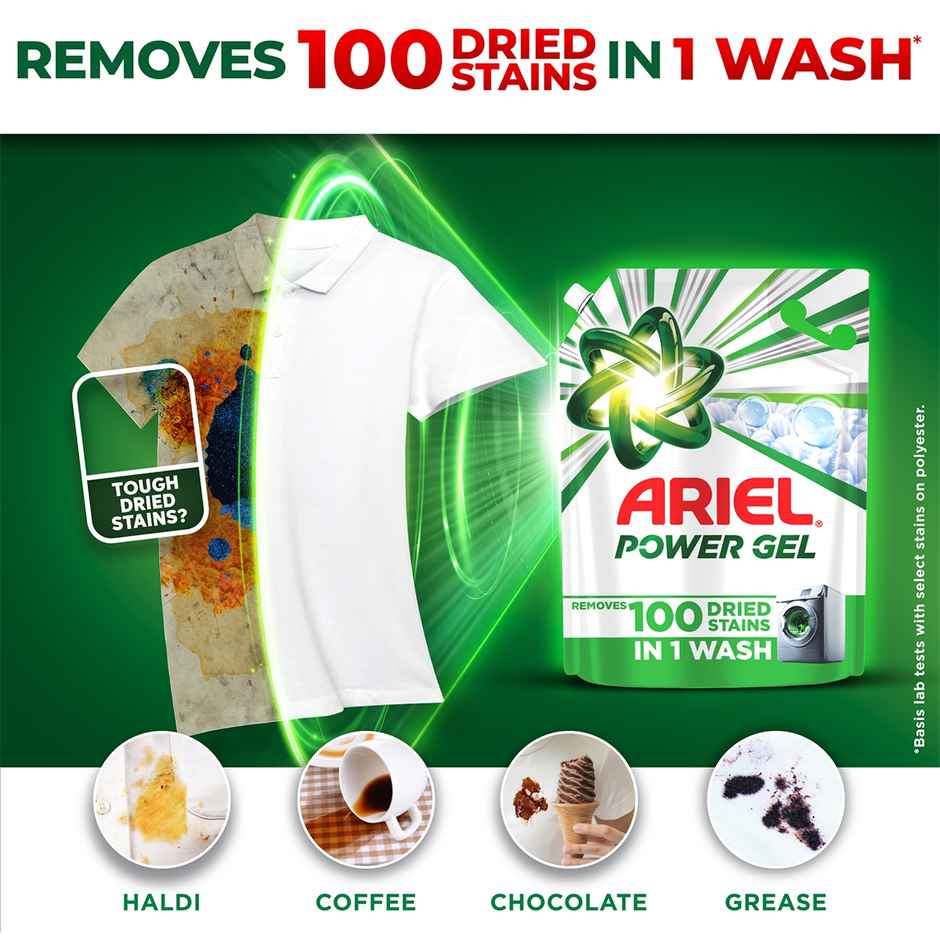 Ariel Lavender Power Gel Liquid Detergent for Front load washing machine