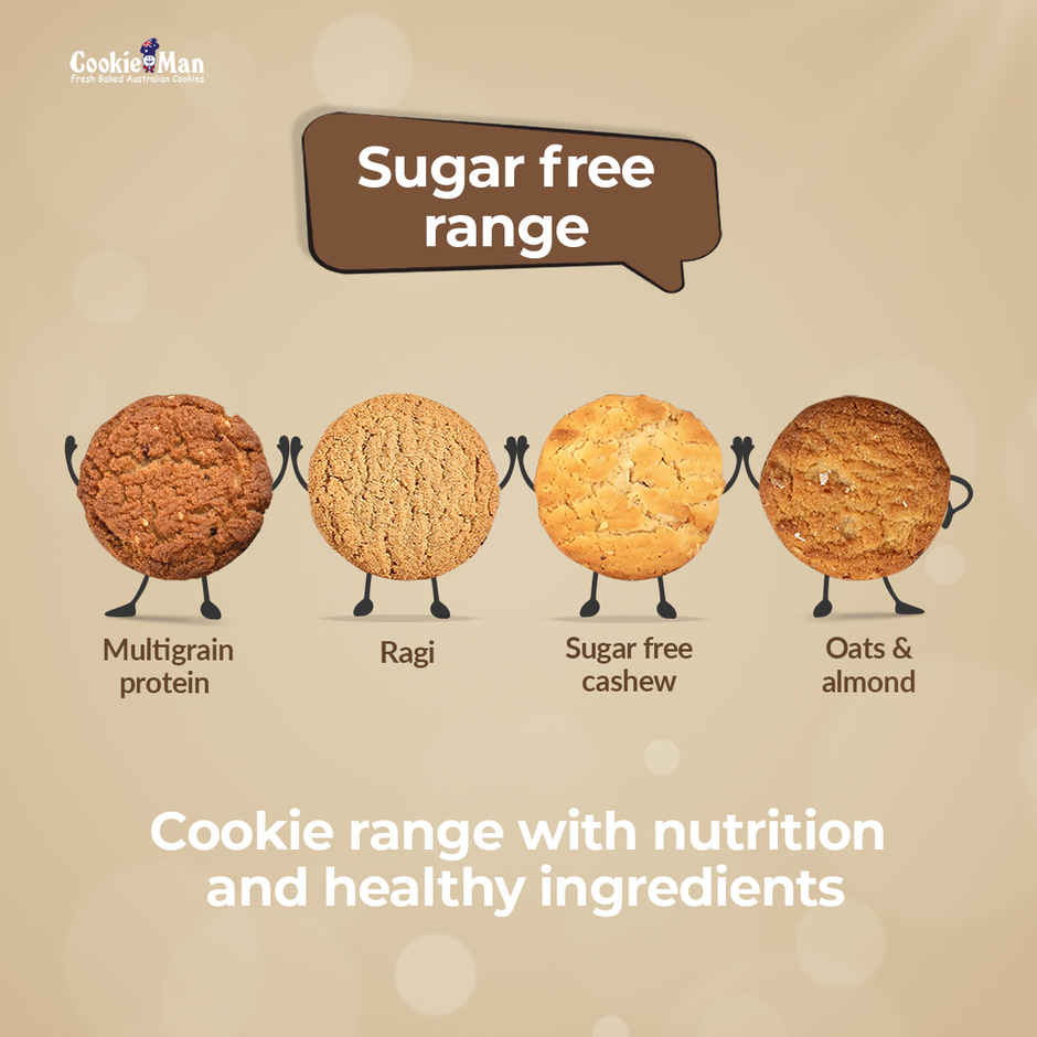 CookieMan Sugar Free Multigrain Protein Cookies