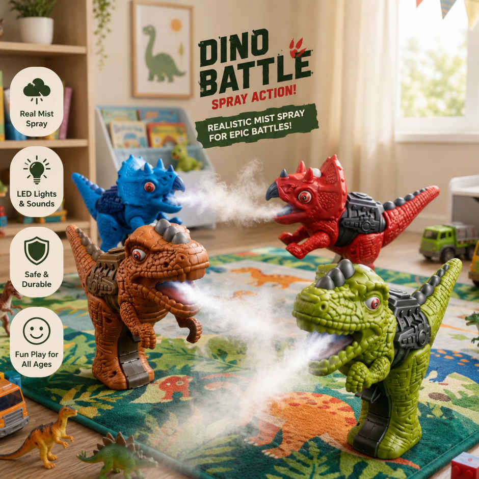 Toytales Dinosaur Water Gun 135A | T-Rex Animal Figures Toys For Kids | Assorted|Gift|Animal