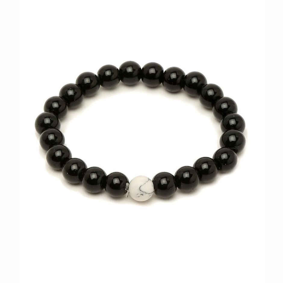 YouBella Multicolour Natural Stones Stylish Couple Love Bracelet For Unisex