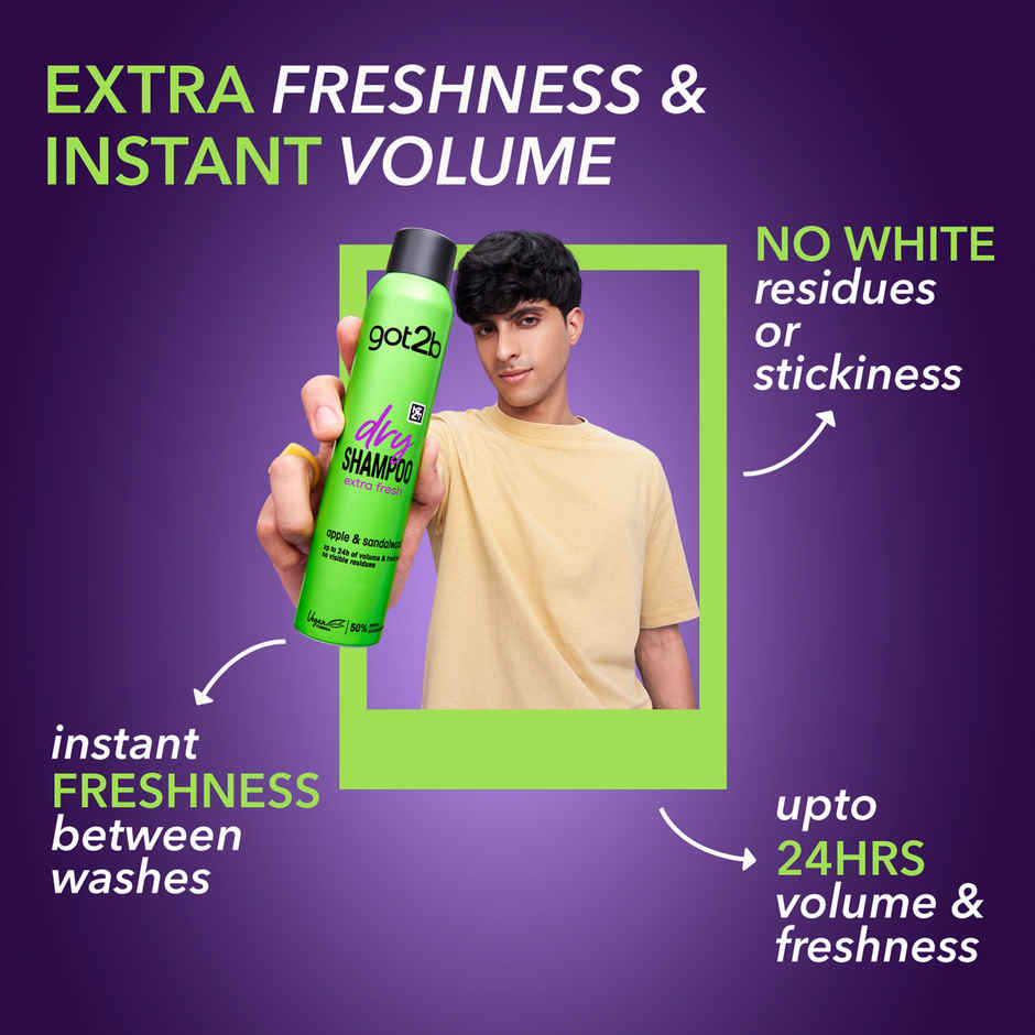 Dry Shampoo Instant Fresh Up Extra Instant Fresh Up, For 48hrs Fragrance