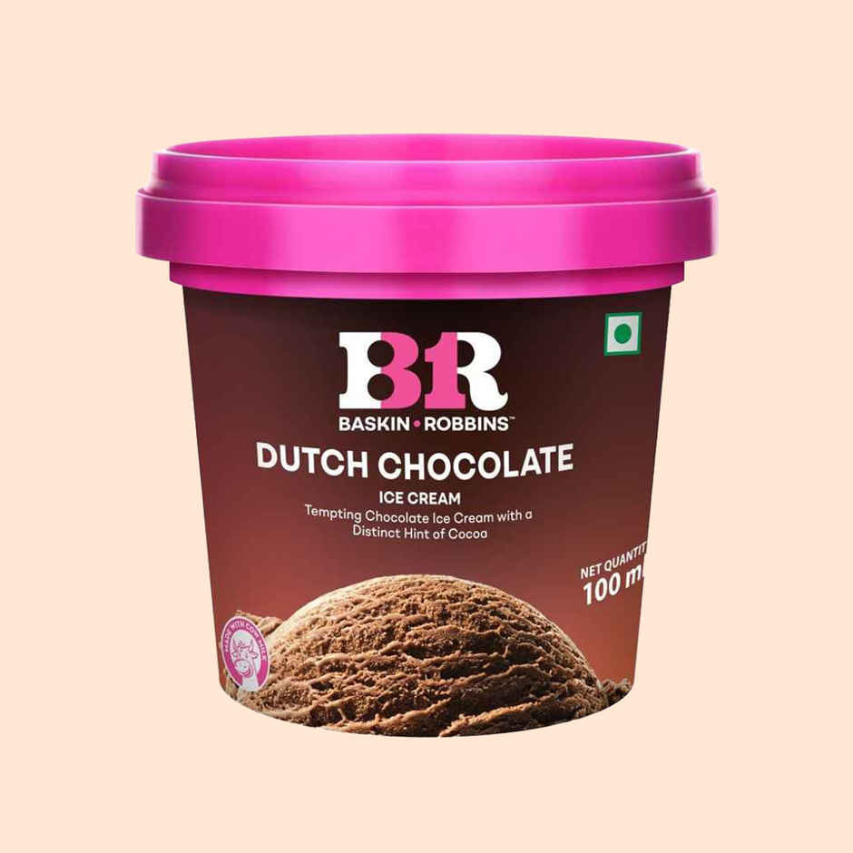 Baskin Robbins Dutch Chocolate Ice Cream Cup