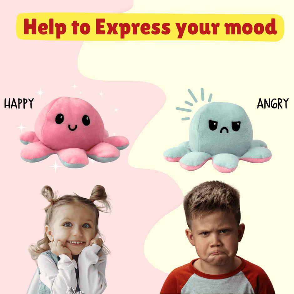 Toytales Octopus | Soft Toy | Birthday Gifts | Gift For Kids | Reversible | Plushie