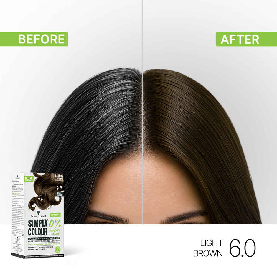 Schwarzkopf Simply Color Permanent Hair Colour 6-00 Light