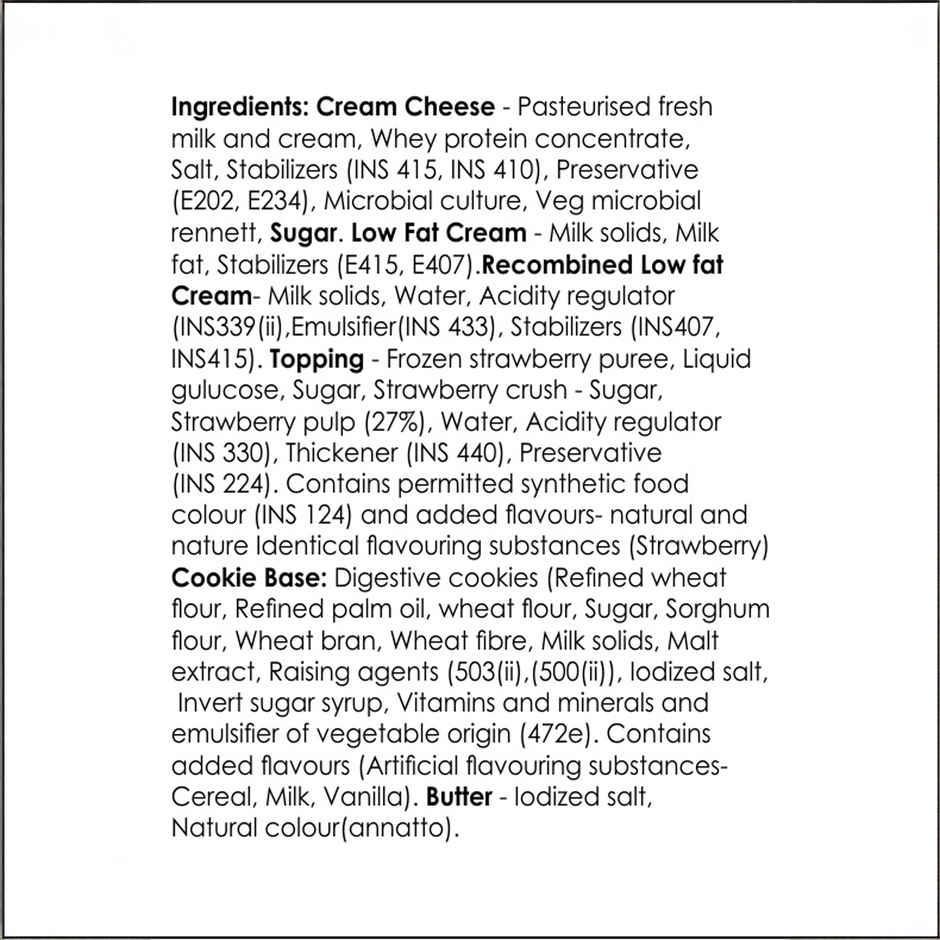 Zep Cake Strawberry Cheesecake | Dessert Delight