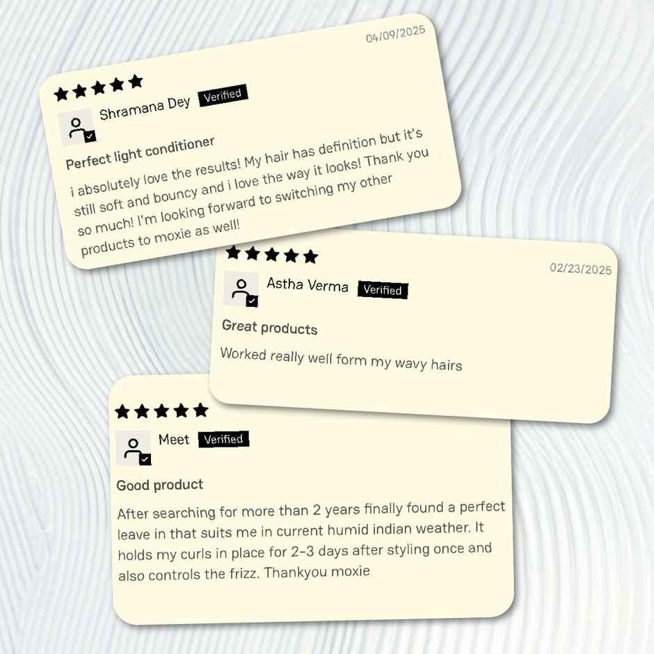 Moxie Beauty Weightless Leave in Conditioner