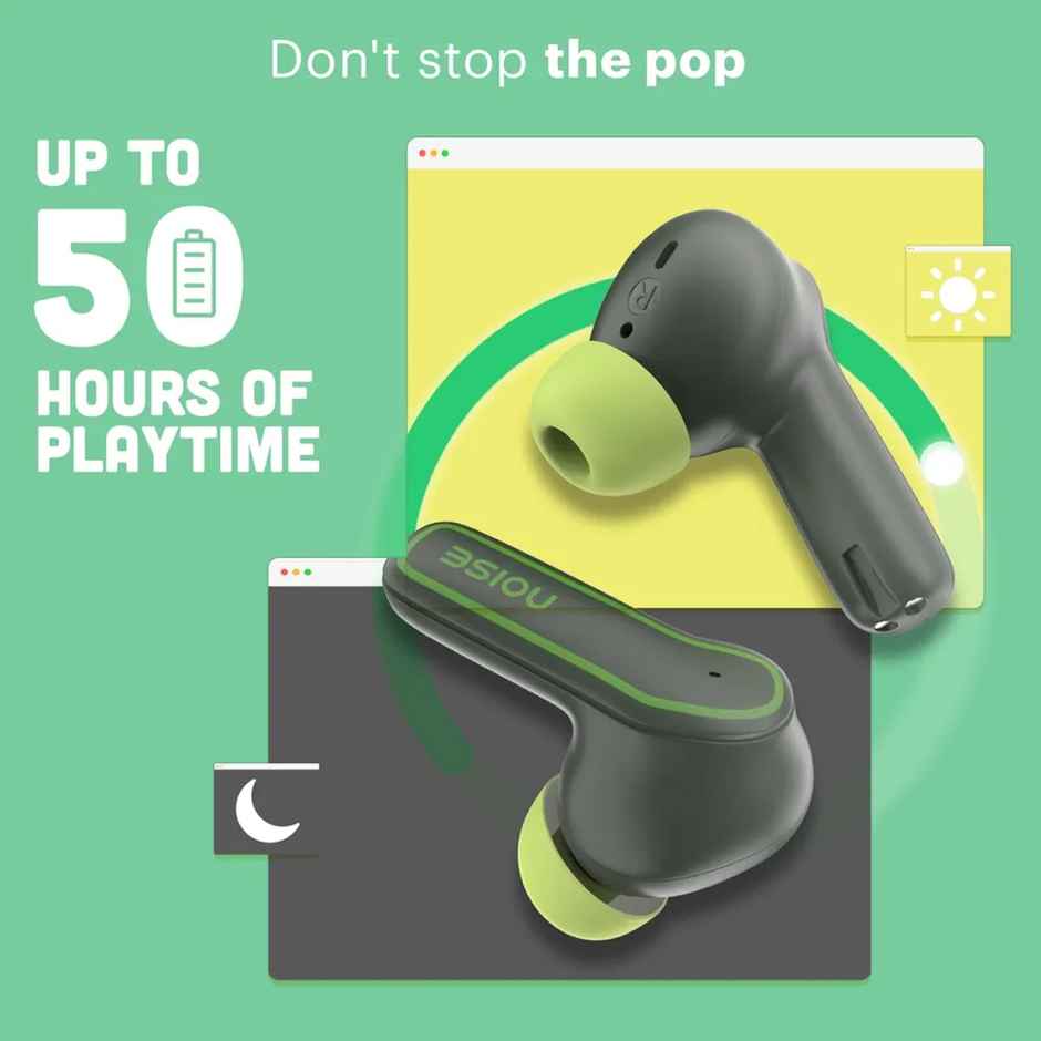 Noise Pop Buds Bluetooth Earbuds (Quad Mic with ENC)