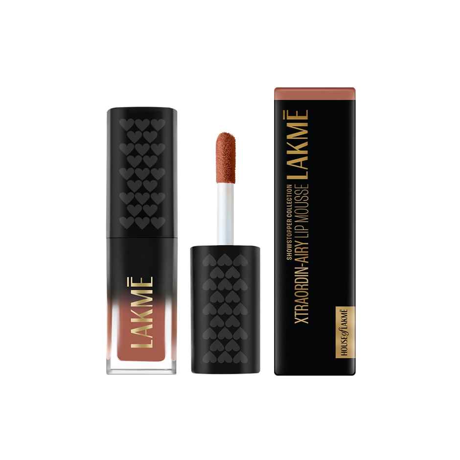 Lakme Xtraordin-airy Lip Mousse Mini | Bare Nude