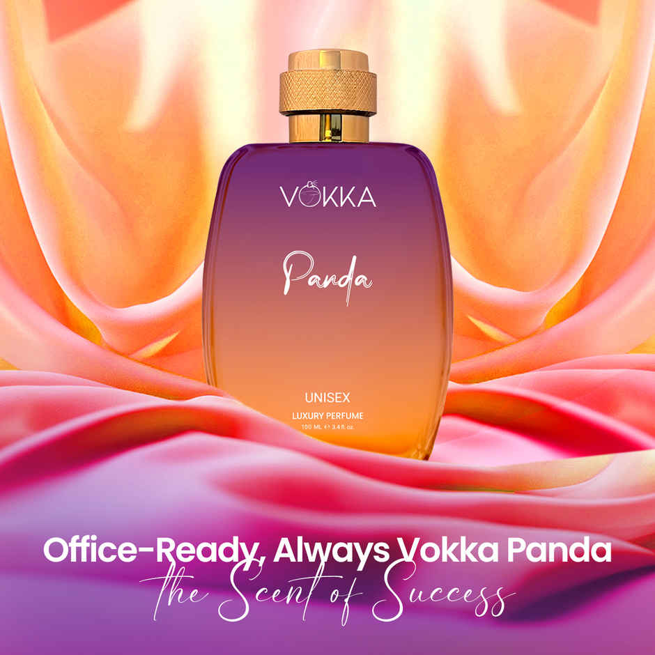 Vokka Panda Unisex Luxury Long Lasting EDP Saffron Amber Leathery