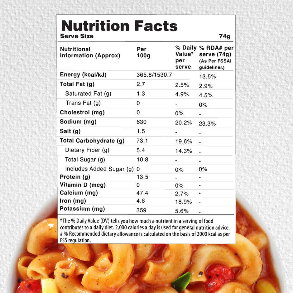 MOM Creamy Tomato Instant Pasta