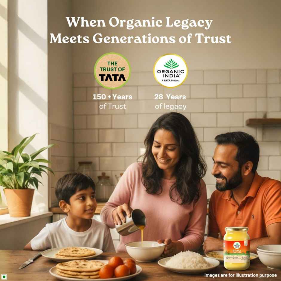 A TATA Product - Organic India Bilona Cow Ghee