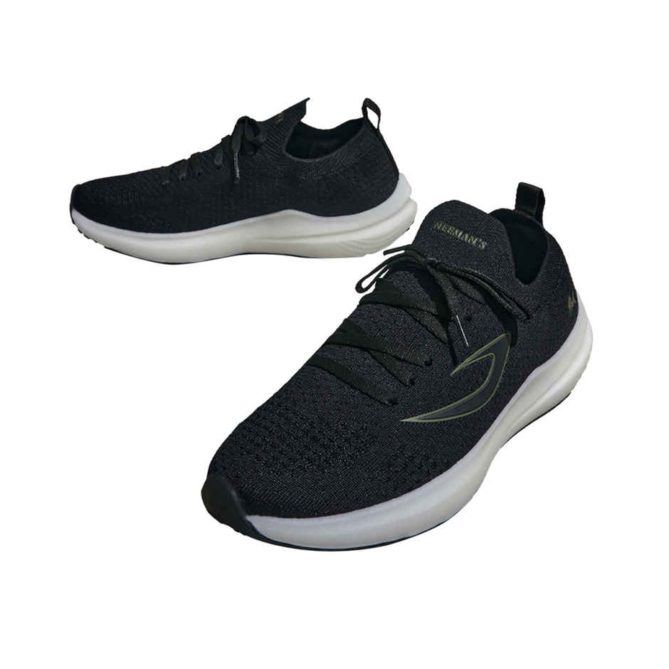 Neeman's Men's Whoosh Lite Sneakers | NM-WLS-BL | Black - UK 9