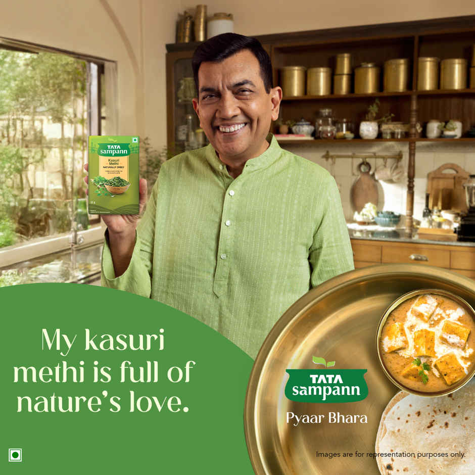 Tata Sampann Kasuri Methi, Naturally Sun Dried, Handpicked & Sorted, Rich Aroma & Authentic Flavour