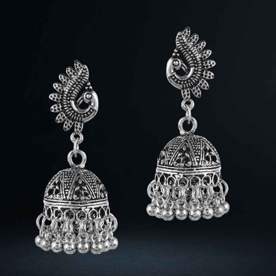 YouBella Jewellery Earrings Afghani Jhumka earrings ear rings for Girls & Women (YBEAR - 32205)