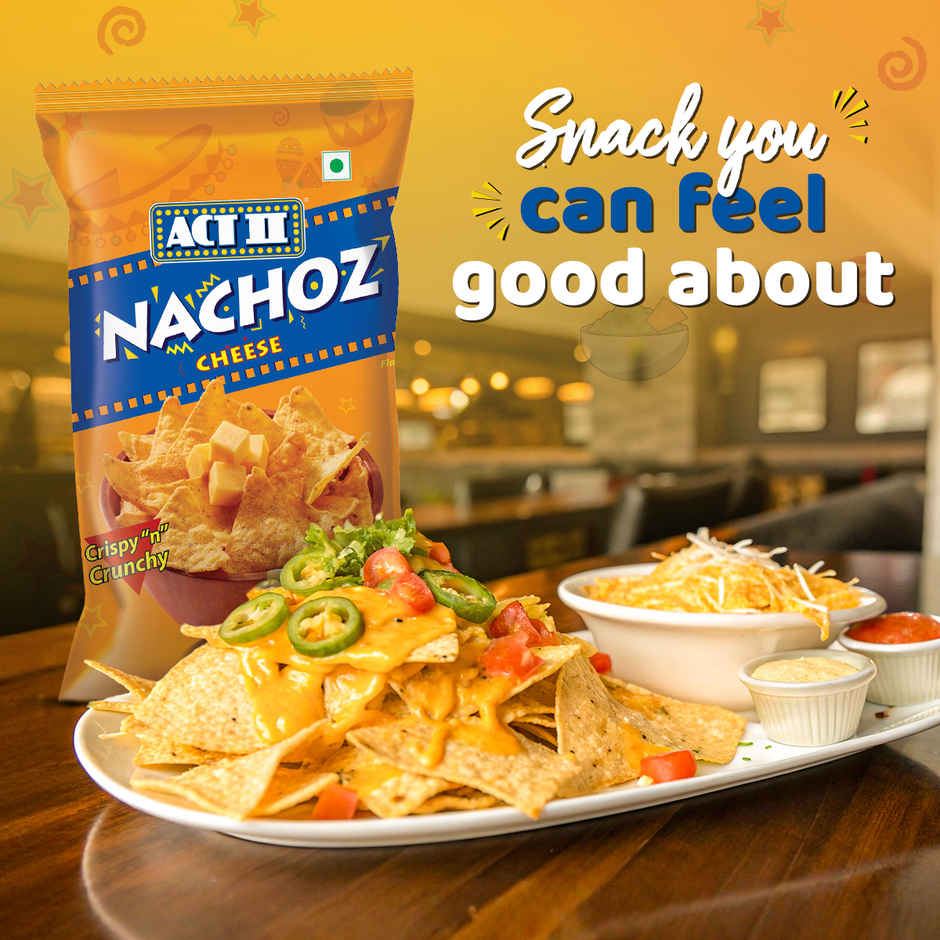 Act II Cheese Nachos - Tortilla Chips | Ready to Eat Snacks | Big Pack