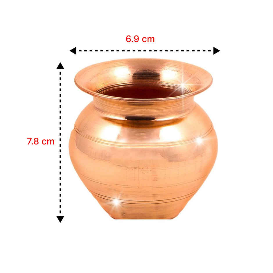 Nitya Copper Kalash for Pooja | 300 ml | Shubhkart