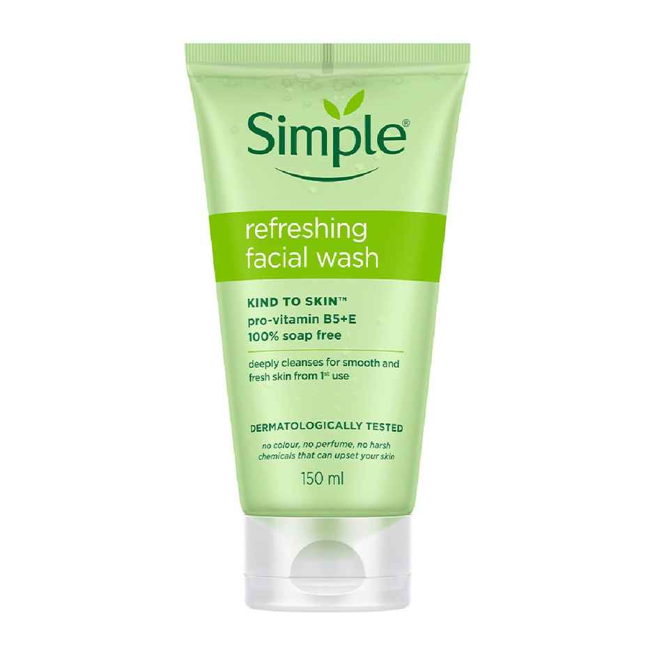 Simple Refreshing Face Wash | 100% Soap-Free | Perfect for Sensitive Skin