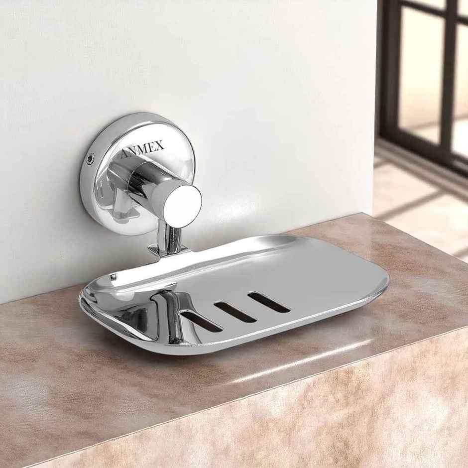 Agmeco Stainless Steel Soap Dish | Silver | Zenith