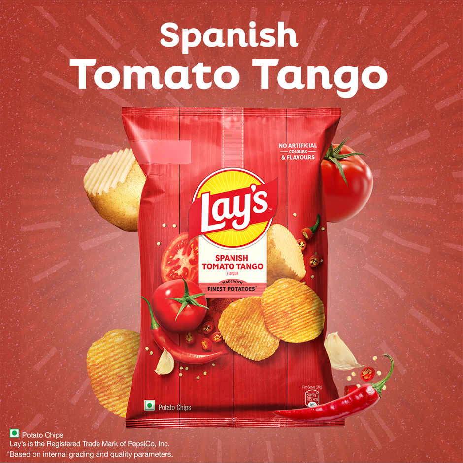 Lay's Spanish Tomato Tango Flavour | Potato Chips