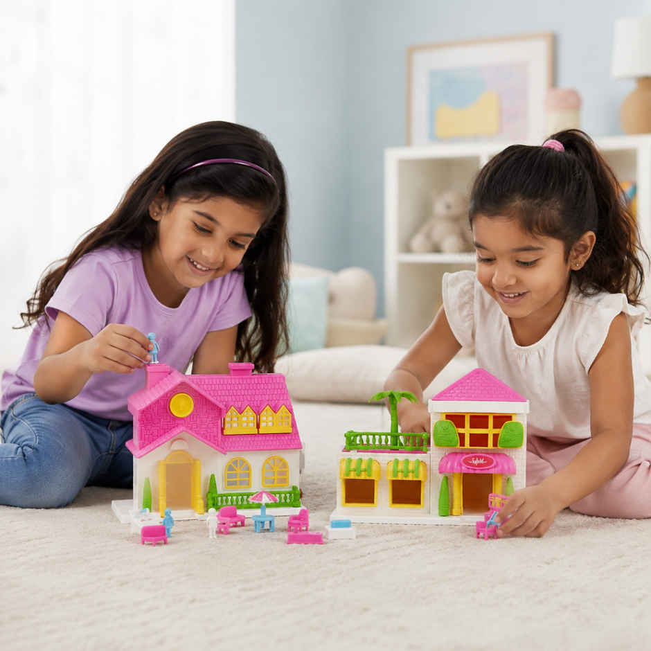 Toytales Funny Doll House Small | Play Set Toys | Gift For Girls | Birthday Gift