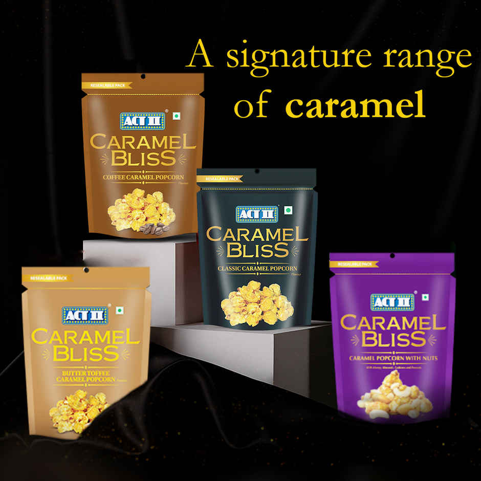 ACT II Ready to Eat Caramel Popcorn - Classic Caramel Bliss Combo 