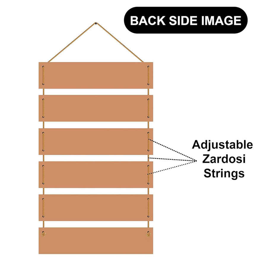 Indianara Set of 6 Motivational Quotes MDF Wall Hanging Decorative Wall Art - 4552WH