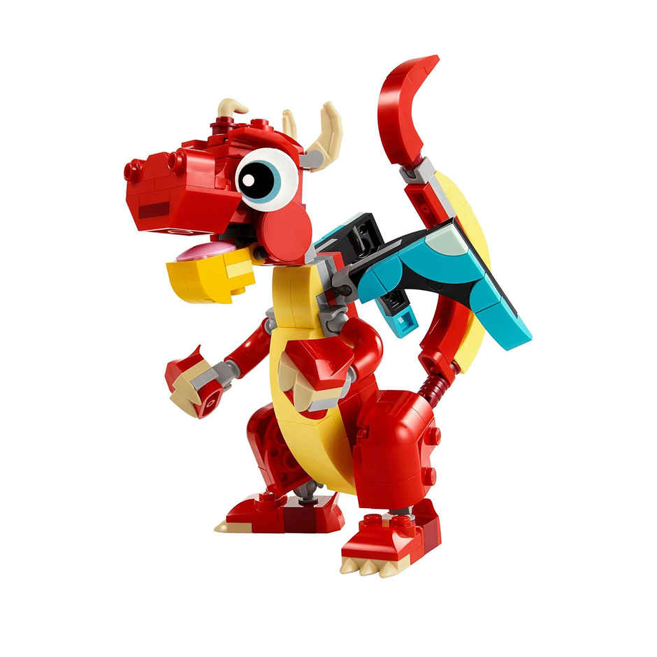 LEGO Creator Red Dragon 3in1 Animal Toy Set (149 Pieces)