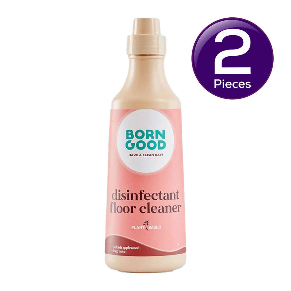 Born Good Plant Based Turkish Applewood Floor Cleaner | Biodegradable, Non-Toxic and Eco-Friendly Combo
