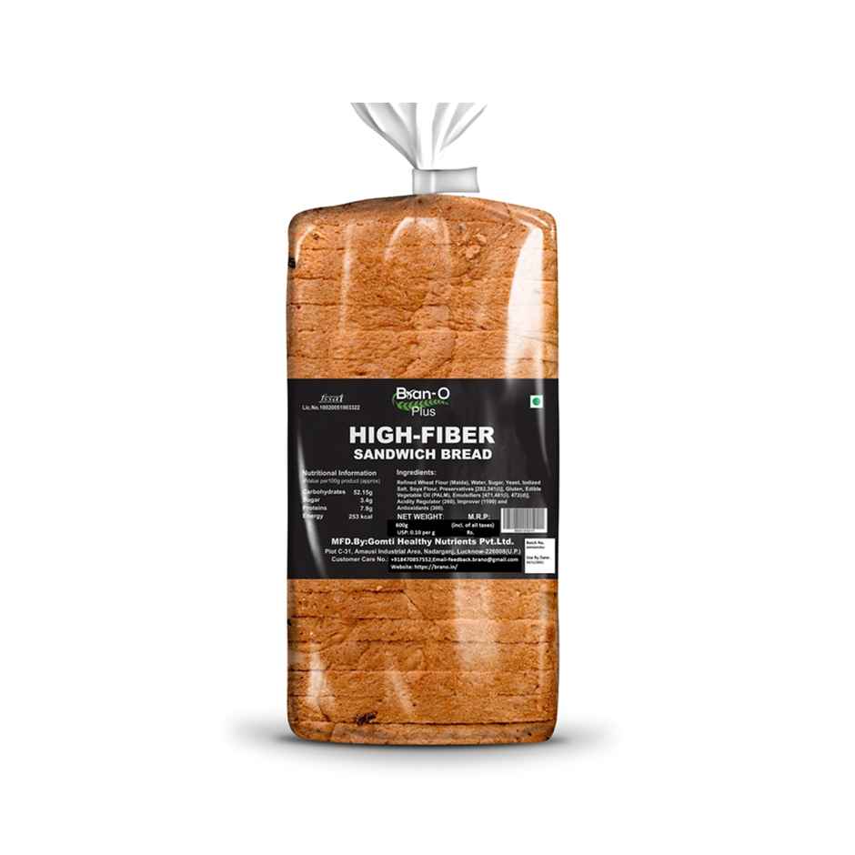 Brano High Fiber Sandwich Bread